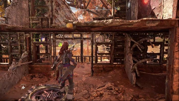 When you are on the shelf, try to interact with the door - it will be locked - Horizon Forbidden West: Lets Get This Started! - how to get? - Ornaments - Horizon Forbidden West Guide