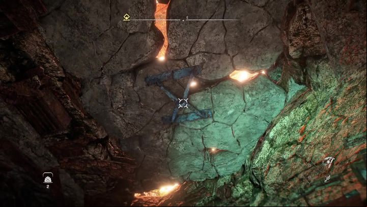 Go back upstairs and locate the same handle as the one on the ceiling - Horizon Forbidden West: Lets Get This Started! - how to get? - Ornaments - Horizon Forbidden West Guide