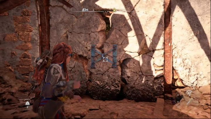 Take the crate you used previously and push it into the hole - Horizon Forbidden West: Lets Get This Started! - how to get? - Ornaments - Horizon Forbidden West Guide