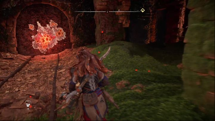 Now go back to where you unlocked the ladder - jump up there and read the note next to the door - Horizon Forbidden West: Weekend Getaway - how to get? - Ornaments - Horizon Forbidden West Guide