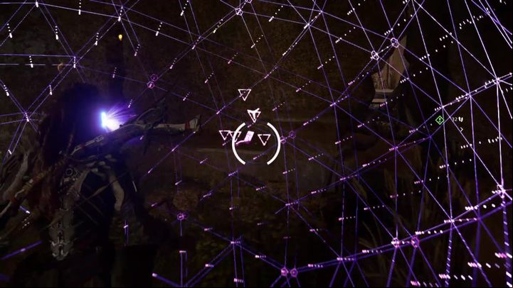 This will allow you to reach a ledge with a door - Horizon Forbidden West: Emergency Pit Stop - how to get? - Ornaments - Horizon Forbidden West Guide