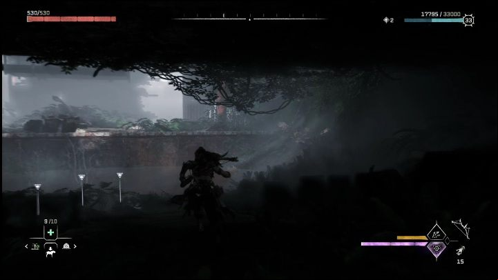 Start the quest in the location shown in the screenshot above - Horizon Forbidden West: The Bill - how to get it? - Ornaments - Horizon Forbidden West Guide