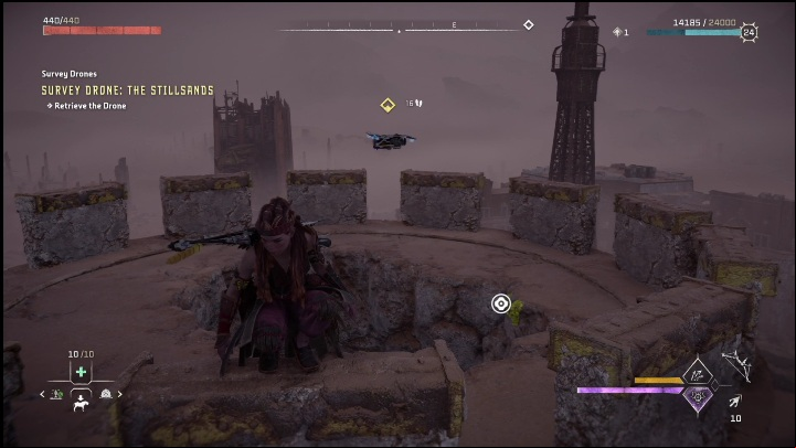 The drone circles a tower you can easily climb - Horizon Forbidden West: Survey drones - locations - Secrets & Collectibles - Horizon Forbidden West Guide