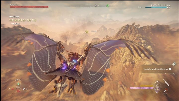 Your task is to fly towards the aforementioned machine - Horizon Forbidden West: Tallneck (Shining Wastes) - location - Shining Wastes - Horizon Forbidden West Guide