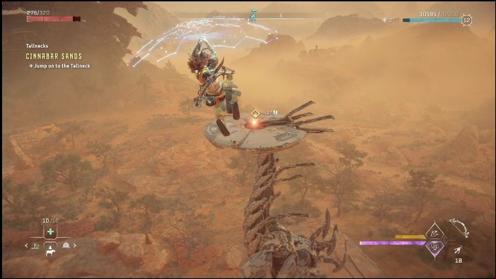 Now it's time for the final step which should lead you to the Tallneck - Horizon Forbidden West: Tallneck (Cinnabar Sands) - location - Cinnabar Sands - Horizon Forbidden West Guide
