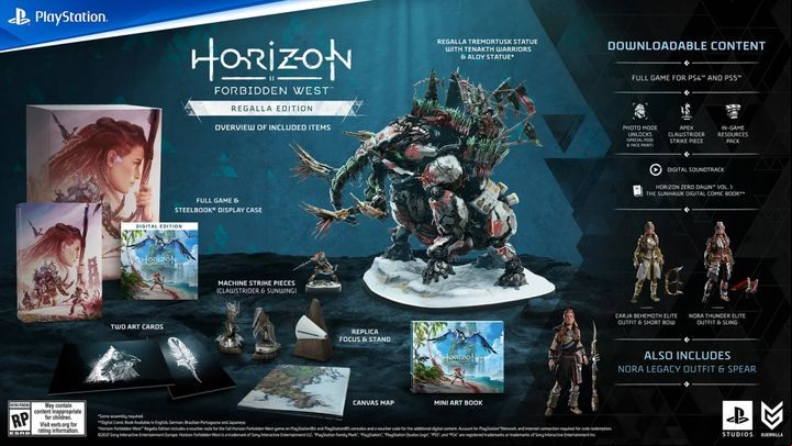 The most complete extras-wise edition of the game - Horizon Forbidden West: Game editions - Appendix - Horizon Forbidden West Guide