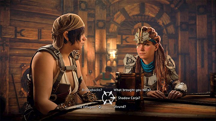 Progressing through Horizon Forbidden West you'll often encounter NPCs you'll need to converse with - Horizon Forbidden West: Are important choices in the game? - World and game information - Horizon Forbidden West Guide