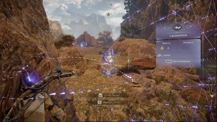 Eliminate all the machines or by them by hiding in tall grass - Horizon Forbidden West: The Twilight Path - walkthrough - Side quests - Horizon Forbidden West Guide