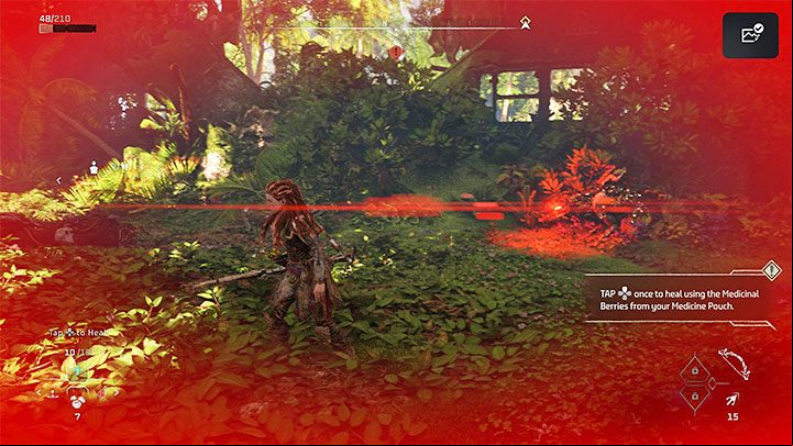 Don't forget that Aloy can easily die, especially if an opponent uses a strong attack that deals a lot of damage - Horizon Forbidden West: Tips and Tricks - Basics - Horizon Forbidden West Guide