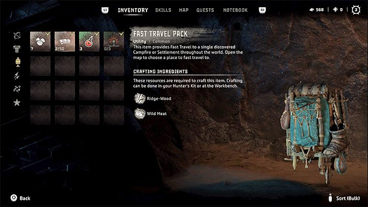 There is also a paid fast travel option from anywhere in the game world- without having to reach any of the campfires - Horizon Forbidden West: How to use fast travel? - Exploration - Horizon Forbidden West Guide