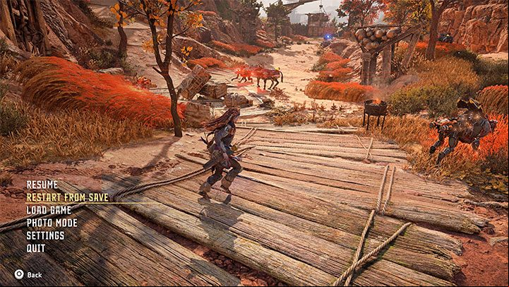 A useful feature of Horizon Forbidden West is that you can reset your recent progress - Horizon Forbidden West: How to save? - World and game information - Horizon Forbidden West Guide