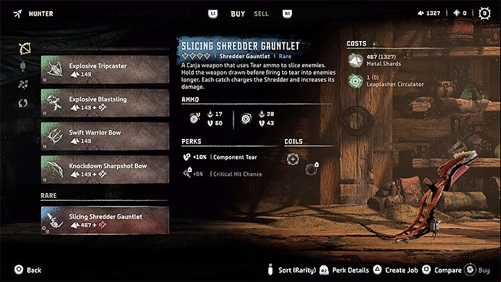 During The Embassy main quest you'll visit Barren Light for the first time - Horizon Forbidden West: How to get first weapons? - Combat - Horizon Forbidden West Guide