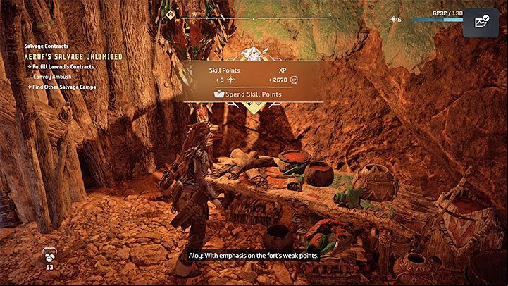 The same applies to specific optional activities such as rebel camps, cauldrons or relic ruins - Horizon Forbidden West: How to earn Skill Points? - Character and statistics - Horizon Forbidden West Guide