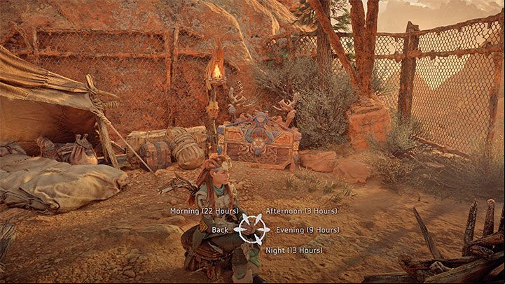 The game will allow you to choose the time of day - you can choose between the morning, afternoon, evening and night - Horizon Forbidden West: How to change time of day? - World and game information - Horizon Forbidden West Guide