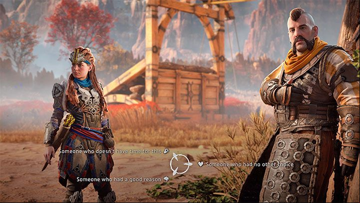 After the battle, collect loot from the area and talk to Erend - Horizon Forbidden West: To the Brink - walkthrough - Main Storyline - Horizon Forbidden West Guide