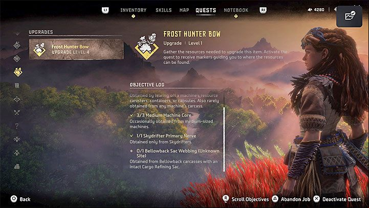 When you create a new Job, an Unknown Site message may appear in the Job description - Horizon Forbidden West: What are jobs and how to activate them? - World and game information - Horizon Forbidden West Guide