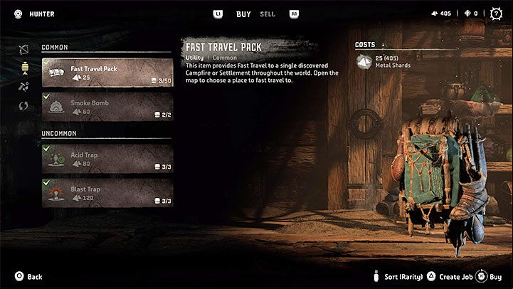 Bombs and traps can also be crafted or found in the game world as loot - Horizon Forbidden West: How to refill ammo (arrows, bullets, bombs)? - Combat - Horizon Forbidden West Guide