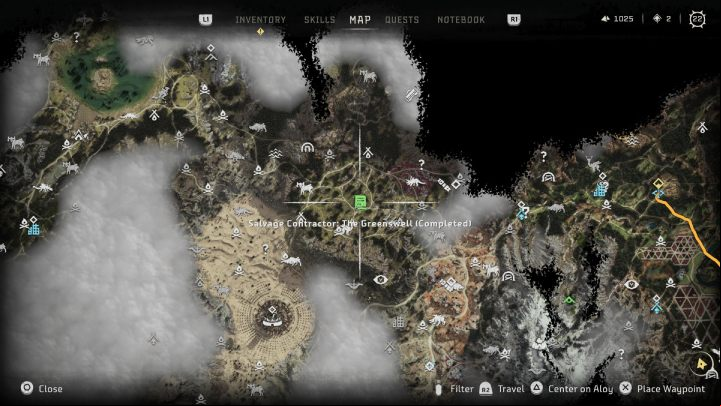1 - Horizon Forbidden West: Greenswell - list of all contracts - Salvage Contracts - Horizon Forbidden West Guide