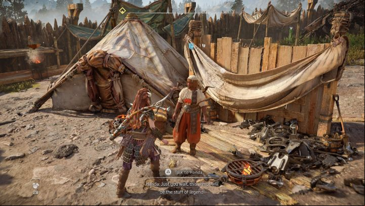 The Salvage Contractors in Greenswell is located near the Scalding Spear settlement - Horizon Forbidden West: Greenswell - list of all contracts - Salvage Contracts - Horizon Forbidden West Guide