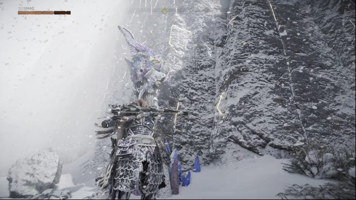 After winning the battle, scan the area and start climbing up the final section before the summit - Horizon Forbidden West: A Soldiers March - walkthrough - Side quests - Horizon Forbidden West Guide