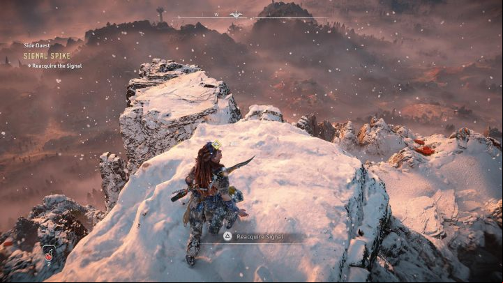 Get to the marker on the map and try to catch the signal - Horizon Forbidden West: Signal Spike - walkthrough - Side quests - Horizon Forbidden West Guide