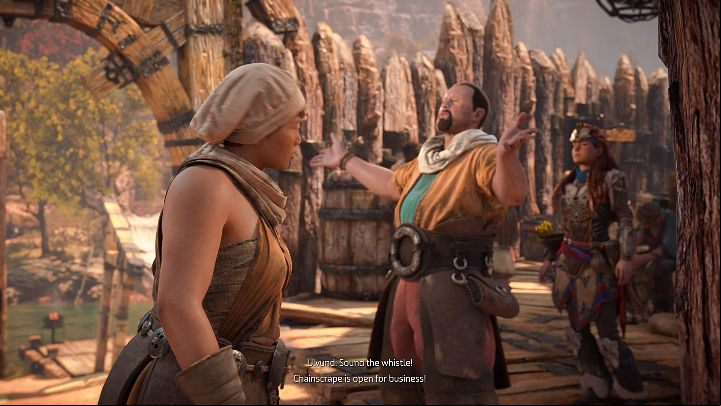 Traders in Horizon Forbidden West are fully unlocked once you progress with the main storyline, specifically after completing the To the Brink quest we described in more detail on a separate page of this guide - Horizon Forbidden West: Traders - Basics - Horizon Forbidden West Guide
