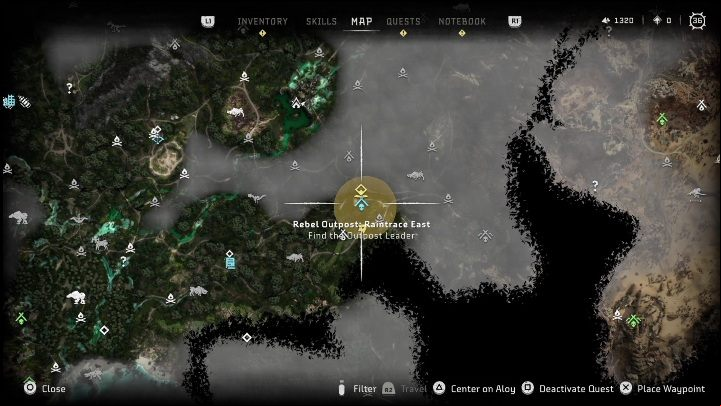 2 - Horizon Forbidden West: Rebel camps and outposts (The Stand of the Sentinels) - locations - The Stand of the Sentinels - Horizon Forbidden West Guide