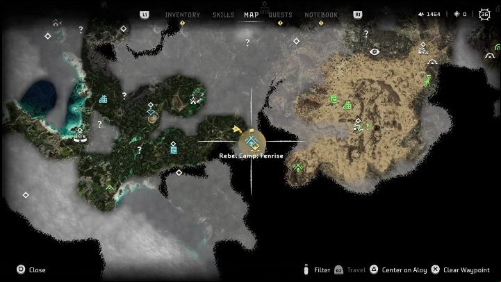 Rewards: 3 skill points, 6750 XP - Horizon Forbidden West: Rebel camps and outposts (The Stand of the Sentinels) - locations - The Stand of the Sentinels - Horizon Forbidden West Guide