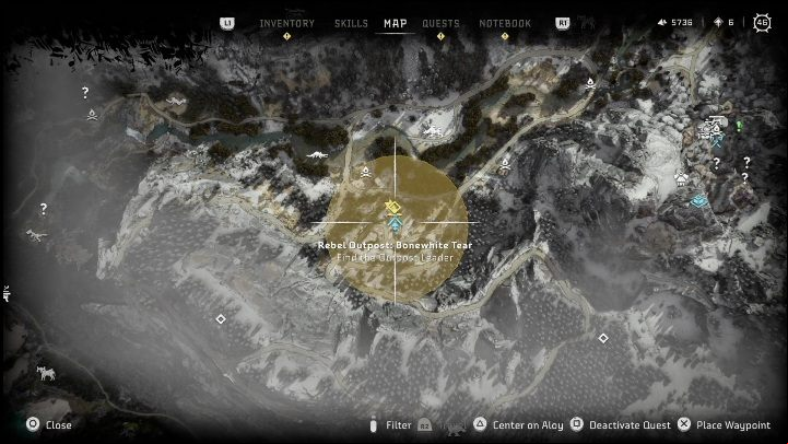 Reward: none - Horizon Forbidden West: Rebel camps and outposts (The Stand of the Sentinels) - locations - The Stand of the Sentinels - Horizon Forbidden West Guide