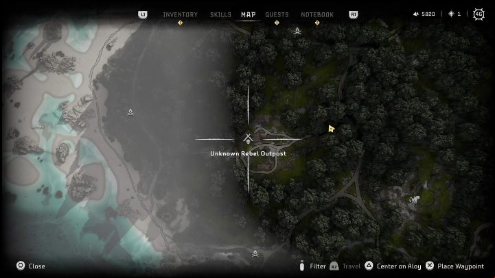 Reward: none - Horizon Forbidden West: Rebel camps and outposts (The Stand of the Sentinels) - locations - The Stand of the Sentinels - Horizon Forbidden West Guide