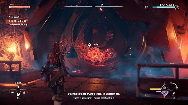 Red crystal flower-shaped patterns are common in Horizon Forbidden West and can be found in various locations - Horizon Forbidden West: Tools and Gadgets - Basics - Horizon Forbidden West Guide