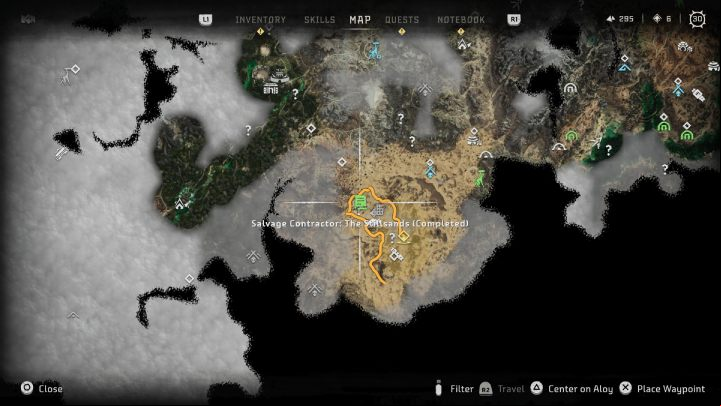 1 - Horizon Forbidden West: Stillsands - list of all contracts - Salvage Contracts - Horizon Forbidden West Guide