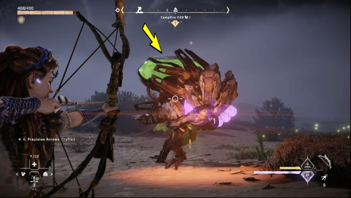 Accept the contract and head to the machine's lair - Horizon Forbidden West: Stillsands - list of all contracts - Salvage Contracts - Horizon Forbidden West Guide