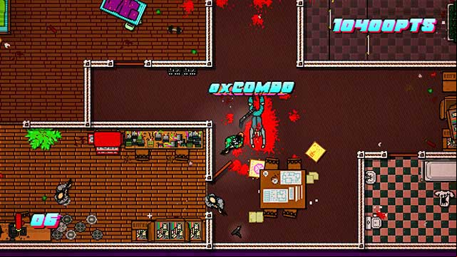 After you have defeated all, return to the ground floor and get into the car - Scene 1 - Down Under - Act 1 - Exposition - Hotline Miami 2: Wrong Number - Game Guide and Walkthrough