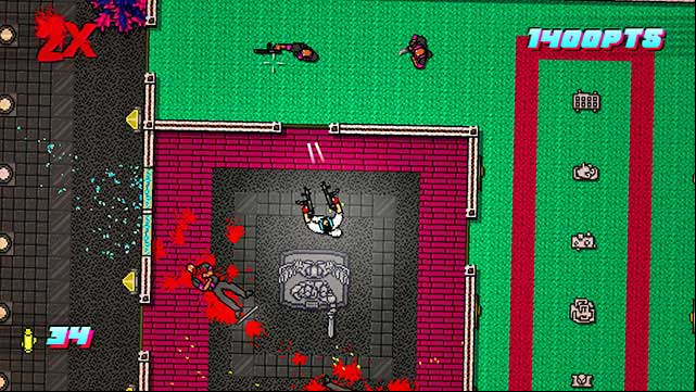 Return to the right side of the map - Scene 24 - Take Over - Act 6 - Catastrophe - Hotline Miami 2: Wrong Number - Game Guide and Walkthrough