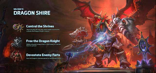 Dragon Shire is the second available battleground - Dragon Shire - Types of battlegrounds - Heroes of the Storm - Game Guide and Walkthrough
