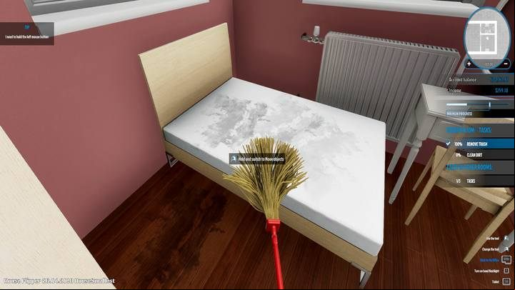 If any discoloration appears suspicious to you, try mopping it up. - Sara Lewis order in House Flipper - Walkthrough - House Flipper Game Guide