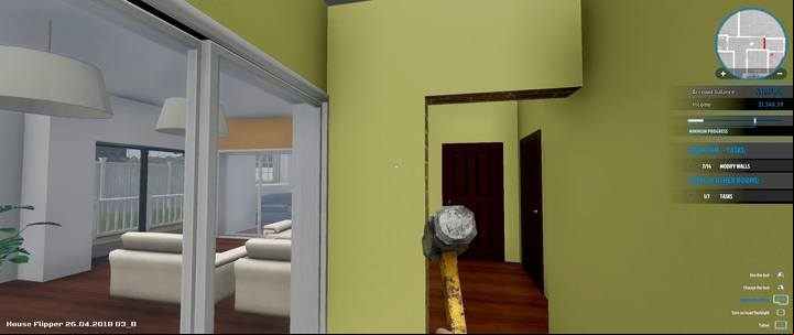 Destroy the walls dividing the corridor into 3 parts to make it a long hall. - Erik Camel order in House Flipper - Walkthrough - House Flipper Game Guide