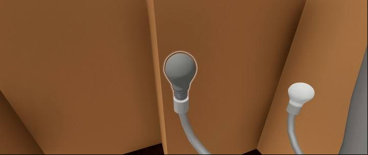 Damaged bulbs can be easily located - you just need to check whether turning on the light switch lights up the room. - Installations and assembly, types of failures in House Flipper Game - Basics of the House Flipper game - House Flipper Game Guide