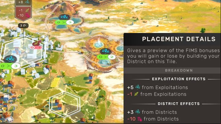 In this region, only geysers can provide science points. The science district is the only one that can process this kind of revenue. Science points in the early eras are difficult to obtain, so this is an extremely useful direction of development. - Humankind: Basic resources (FIMS) - Cities - Humankind Guide