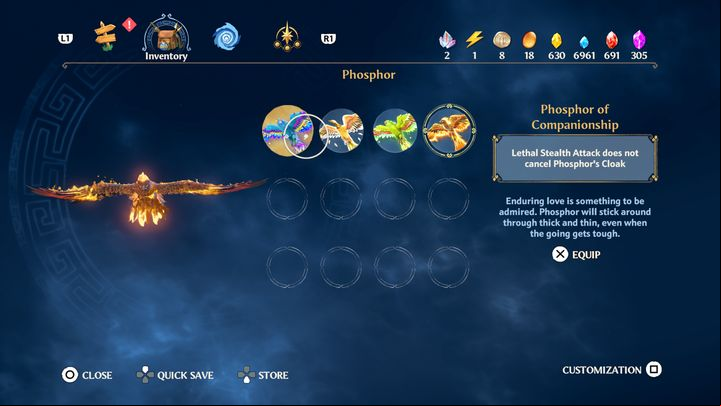 After completing the task, Phosphor will be able to help you throughout the game - Immortals Fenyx Rising: Bolt from the Blue - walkthrough - Main missions - Immortals Fenyx Rising Guide