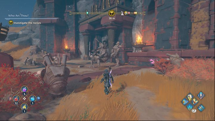 Once inside, you will encounter a mechanized Hephaestus, who will need your help - Immortals Fenyx rising: Who Art Thou? - walkthrough - The tasks of Hephaestus - Immortals Fenyx Rising Guide