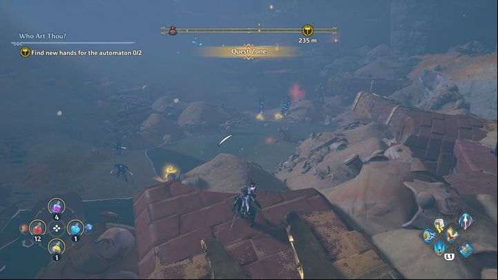 To do this, head towards the new markers - Immortals Fenyx rising: Who Art Thou? - walkthrough - The tasks of Hephaestus - Immortals Fenyx Rising Guide