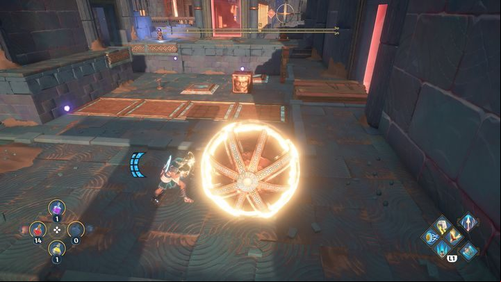 Leave the ball for a moment - Immortals Fenyx Rising: Dark Arts - walkthrough - Hephaestus quests - Immortals Fenyx Rising Guide
