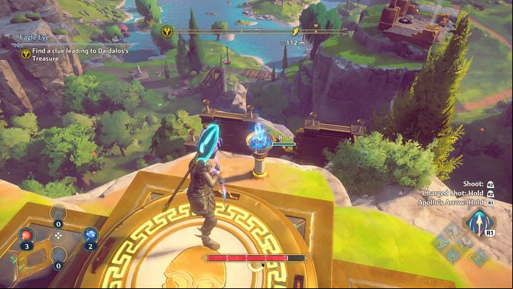 Stand on the platform and start with the middle torch on the left - Immortals Fenyx Rising: Chests (Valley Of Eternal Spring) - map, list - Valley of Eternal Spring - Immortals Fenyx Rising Guide