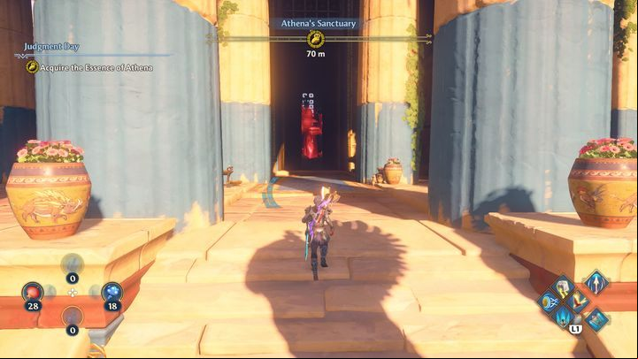 After finishing it, go to the new place shown on the map - Immortals Fenyx Rising: Judgment Day - walkthrough - Athenas quests - Immortals Fenyx Rising Guide