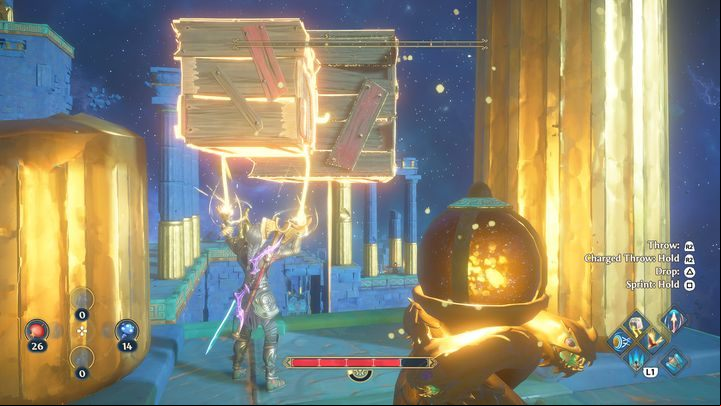 There you will find a wooden box - Immortals Fenyx Rising: Judgment Day - walkthrough - Athenas quests - Immortals Fenyx Rising Guide