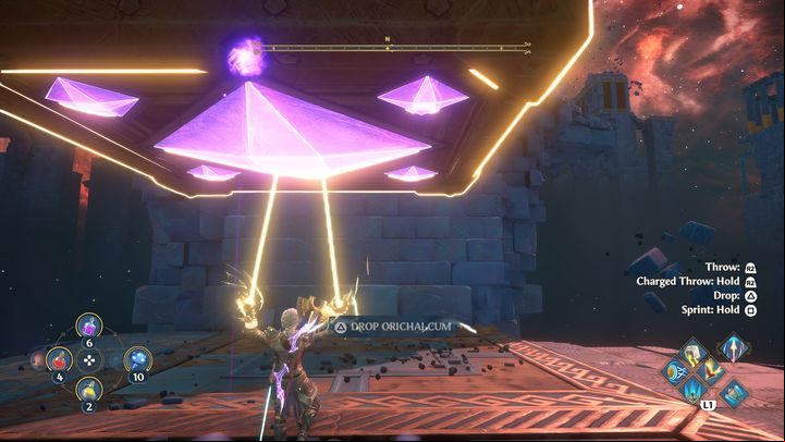 This will allow you to move it around - Immortals Fenyx Rising: Jaws Of War - walkthrough - Ares quests - Immortals Fenyx Rising Guide