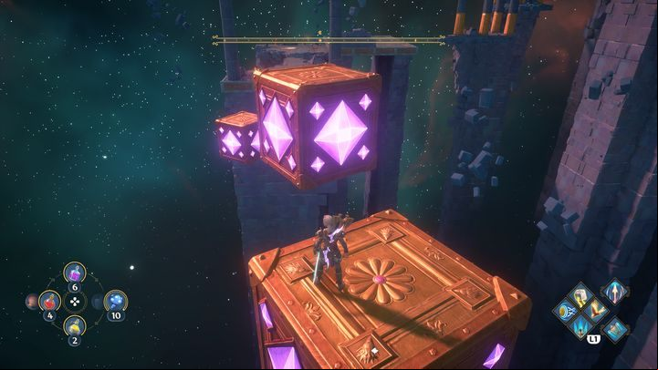 Don't throw them too hard or else they might float away - Immortals Fenyx Rising: Jaws Of War - walkthrough - Ares quests - Immortals Fenyx Rising Guide