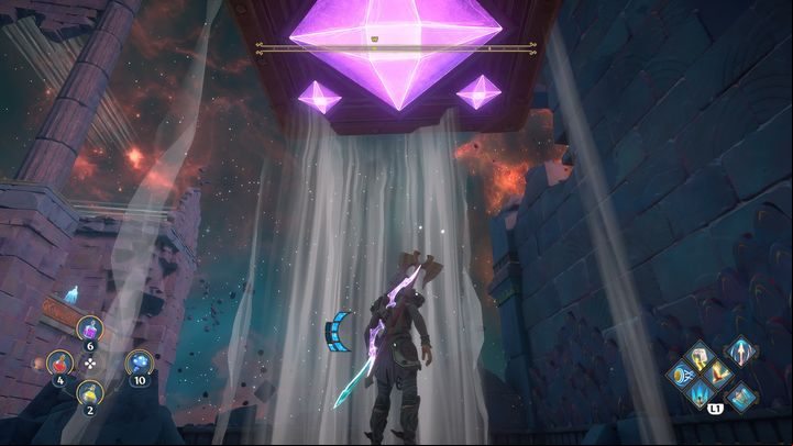 Intercept it at this moment to have it fly further - Immortals Fenyx Rising: Jaws Of War - walkthrough - Ares quests - Immortals Fenyx Rising Guide